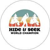 Bigfoot Hide & Seek Champion White Spare Tire Cover