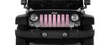 Baby Pink Fleck Print Grille Insert