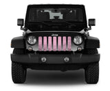 Baby Pink Fleck Print Grille Insert