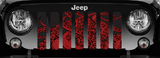 Black & Red Octopus Grille Insert