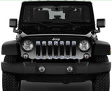 Black and Silver Fleck Print Grille Insert