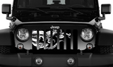 Black & White Octopus Grille Insert