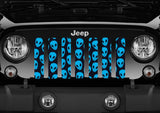 Blue Aliens Grille Insert