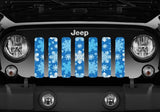 Blue Snowflakes Grille Insert