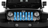 Blue Snowflakes Grille Insert
