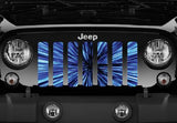 Blue Starburst Grille Insert
