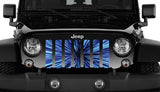 Blue Starburst Grille Insert