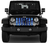Blue Starburst Grille Insert