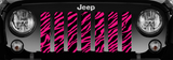 Bright Pink Zebra Grille Insert