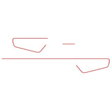 A/C Vent Line Accent Trim Fits 2023-2025 Toyota GR Corolla