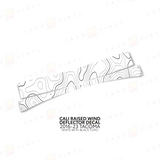 Cali Raised Wind Deflector Decal