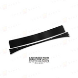 Cali Raised Wind Deflector Decal