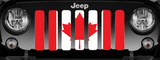 Canada, Eh? Red and White Canadian Grille Insert