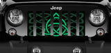 Celtic Knot Green Grille Insert