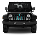Celtic Knot Teal Grille Insert
