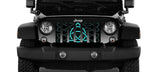 Celtic Knot Teal Grille Insert