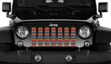 Cheetah Print Serape Grille Insert