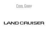 "Land Cruiser" Topographic Rear Tailgate Emblem Overlays - 2024+ Land Cruiser