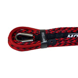 Premium 3/8” x 62’ dual black and red synthetic winch line