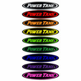 12 inch Colored Power Tank Decals