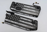 Freedom Series Sun Visor Overlays - 2018+ Wrangler JL / Gladiator JT