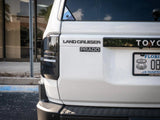 "Land Cruiser" Topographic Rear Tailgate Emblem Overlays - 2024+ Land Cruiser