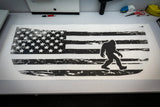 Stealth Clear American Flag Hood Overlay - 2021+ Bronco