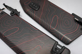 Topographic Map Sun Visor Overlays - 2018+ Wrangler JL / Gladiator JT