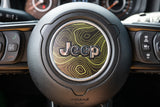 Topographic Steering Wheel Overlays - 2018+ Wrangler JL / Gladiator JT