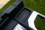 Center Console Tray Liner 3PC (2014-2021 Tundra) - BLACK