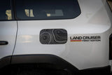 Topographic Map Fuel Door Overlay - 2024+ Land Cruiser / GX 550