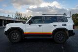 Topographic Rear Window Map Overlays - 2024+ Land Cruiser
