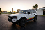 Topographic Rear Window Map Overlays - 2024+ Land Cruiser