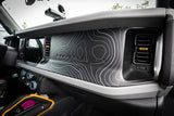 Topo 3 Piece Dash Kit (Printed Series) - 2021+ Bronco