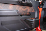 Topo Interior Front Door Grab Handle Overlay Kit (Printed + Laser Series) - 2021+ Bronco