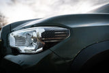 Distressed American Flag Front Sidemarker Overlays - 2016-2023 Tacoma Halogen