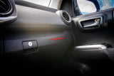 Glove Box "TACOMA" Acrylic Logo Inlays (Laser Series) - 2016-2023 Tacoma