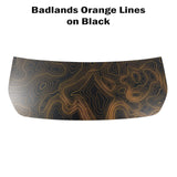 Topographic Map Premium Print Vinyl Rolls (3' or 6') - Matte Finish