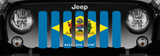 Delaware State Flag Grille Insert