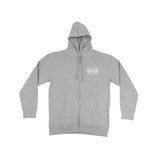 Light Heather Grey Zip Up Hoodie