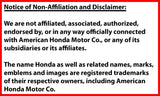 Premium Cast Vinyl Decal Letter Inlays for 2017-2023 Ridgeline Tailgate Emblems