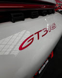 "GT3 RS" Rear Bumper Vinyl Logo Decal Emblem for Porsche Vehicles (992)
