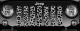 Platinum Gray Leopard Print Grille Insert