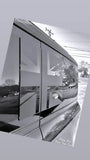 Union Jack Side Window Panel Overlay (Matte Black) - 2020+ Land Rover Defender 110 / 130