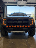 9 Light U-Con Interlocking Off Road LED Pod With Amber or White DRL Running Light