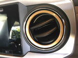 Premium Cast Vinyl Decals for 2016-2023 Tacoma Inner AC Vent Rings x4