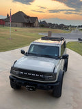 Stealth Clear American Flag Hood Overlay - 2021+ Bronco