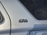 Acrylic C Pillar Mountain Range Emblem - 2024+ Tacoma / 2025+ 4Runner