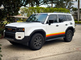 Topographic Rear Window Map Overlays - 2024+ Land Cruiser