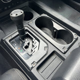 V2 Oversize Cup Holder + Shifter/Shift Gate Trim Rings (2014-2021 Tundra) - QUICKSAND